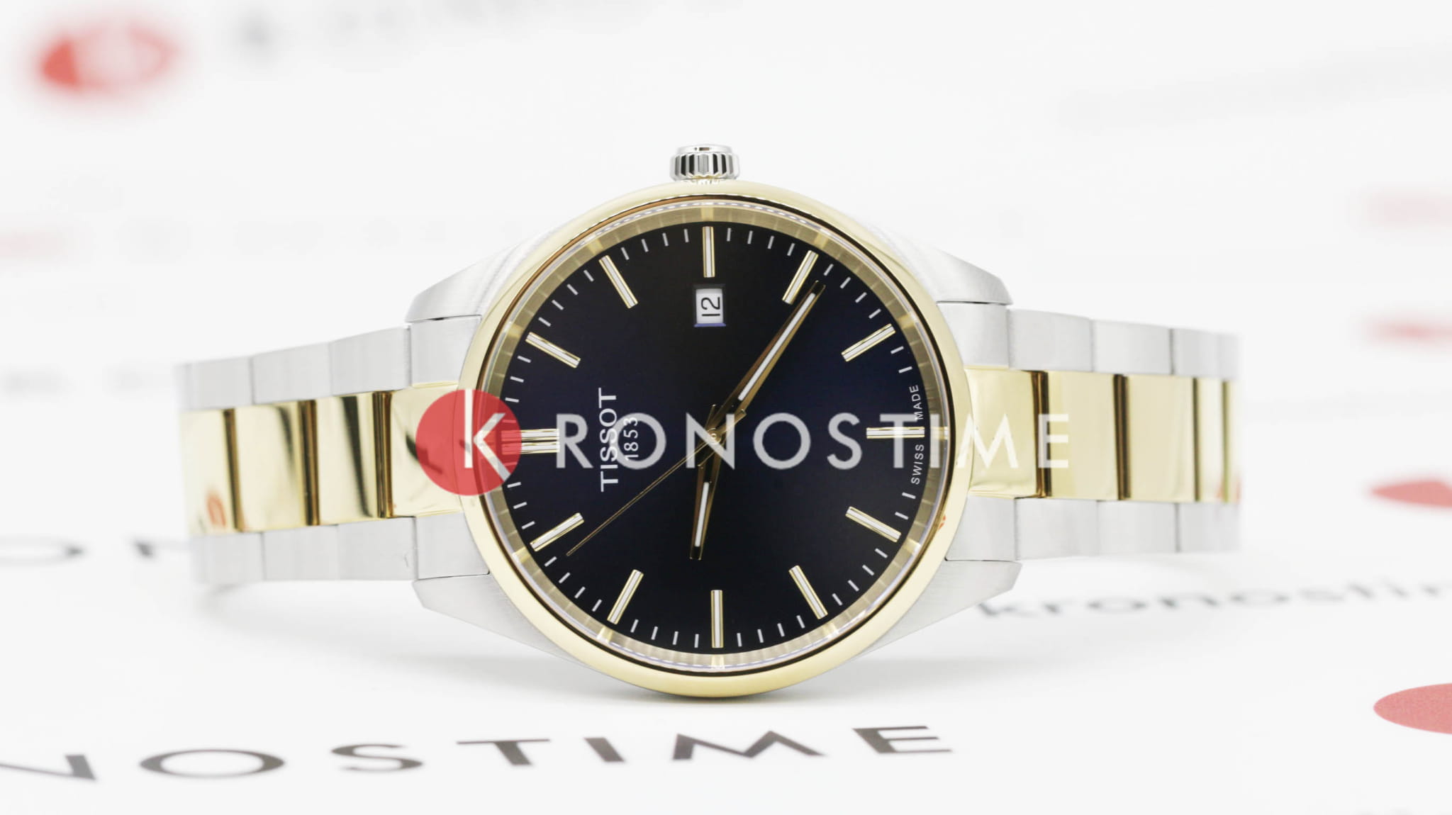 Tissot Tissot PR 100 T150.410.22.041.00 мужские часы синий циферблат на запястье