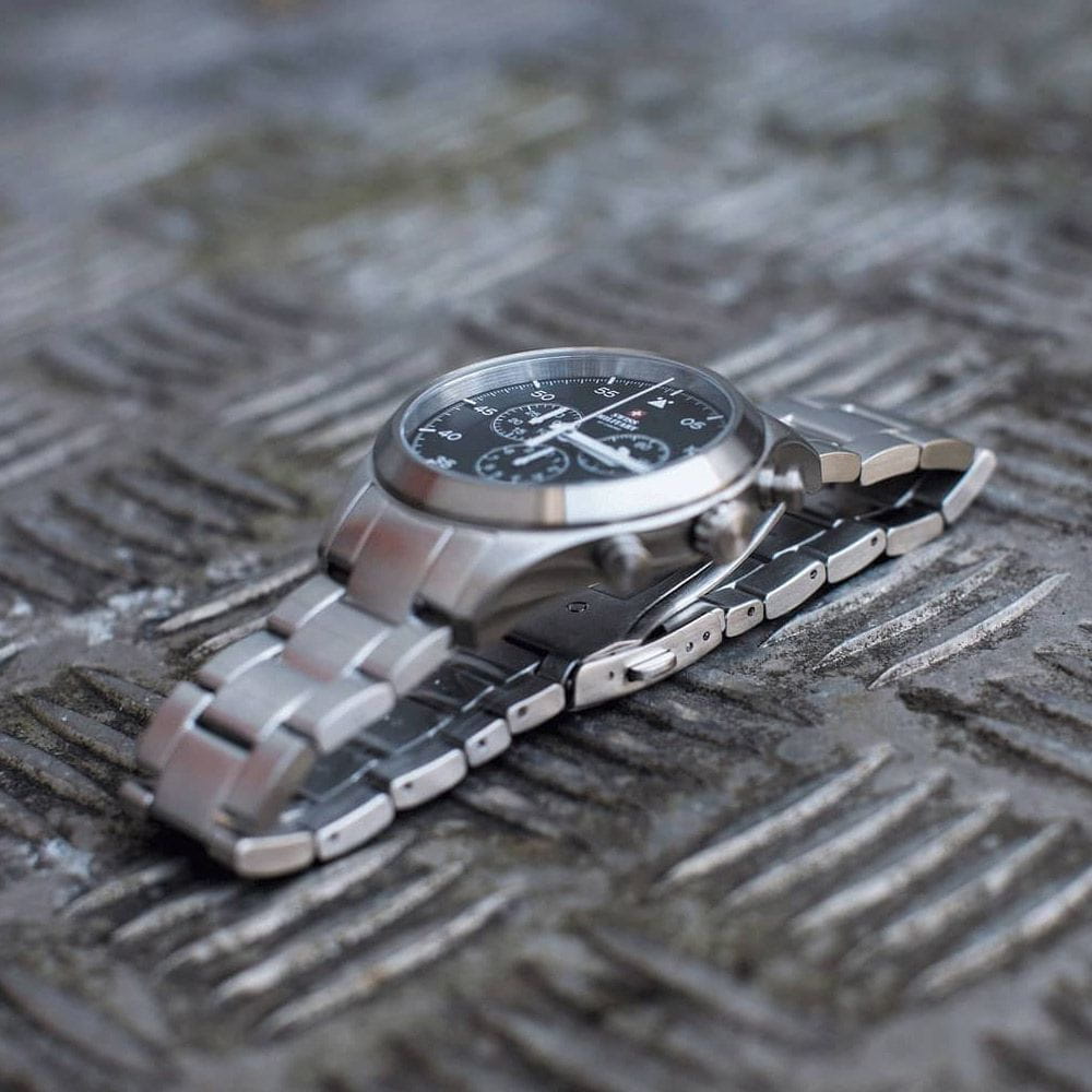 Оригинальные часы Swiss Military by Chrono Swiss Military by Chrono SM34076.03 кварцевые калибр механизма ronda 5040.d общий вид