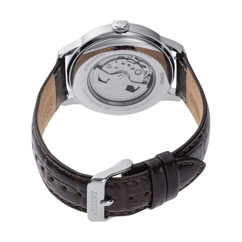 Оригинальные часы Orient Orient Sun & Moon RA-AK0807R (RN-AK0807R) механические калибр механизма f6b24 общий вид