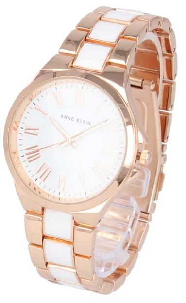 Anne Klein Anne Klein Metals 3922WTRG женские часы белый циферблат на запястье