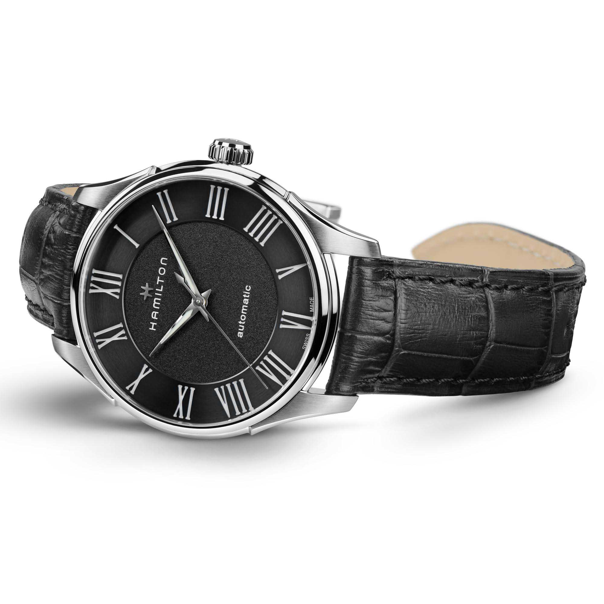 Оригинальные часы Hamilton Hamilton Jazzmaster Auto H42535730 механические калибр механизма h-10 общий вид