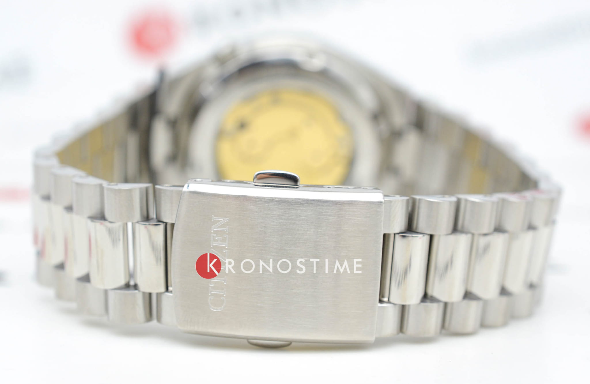 Citizen Citizen Tsuyosa NJ0151-53E механические мужские часы часы крупный план черный циферблата