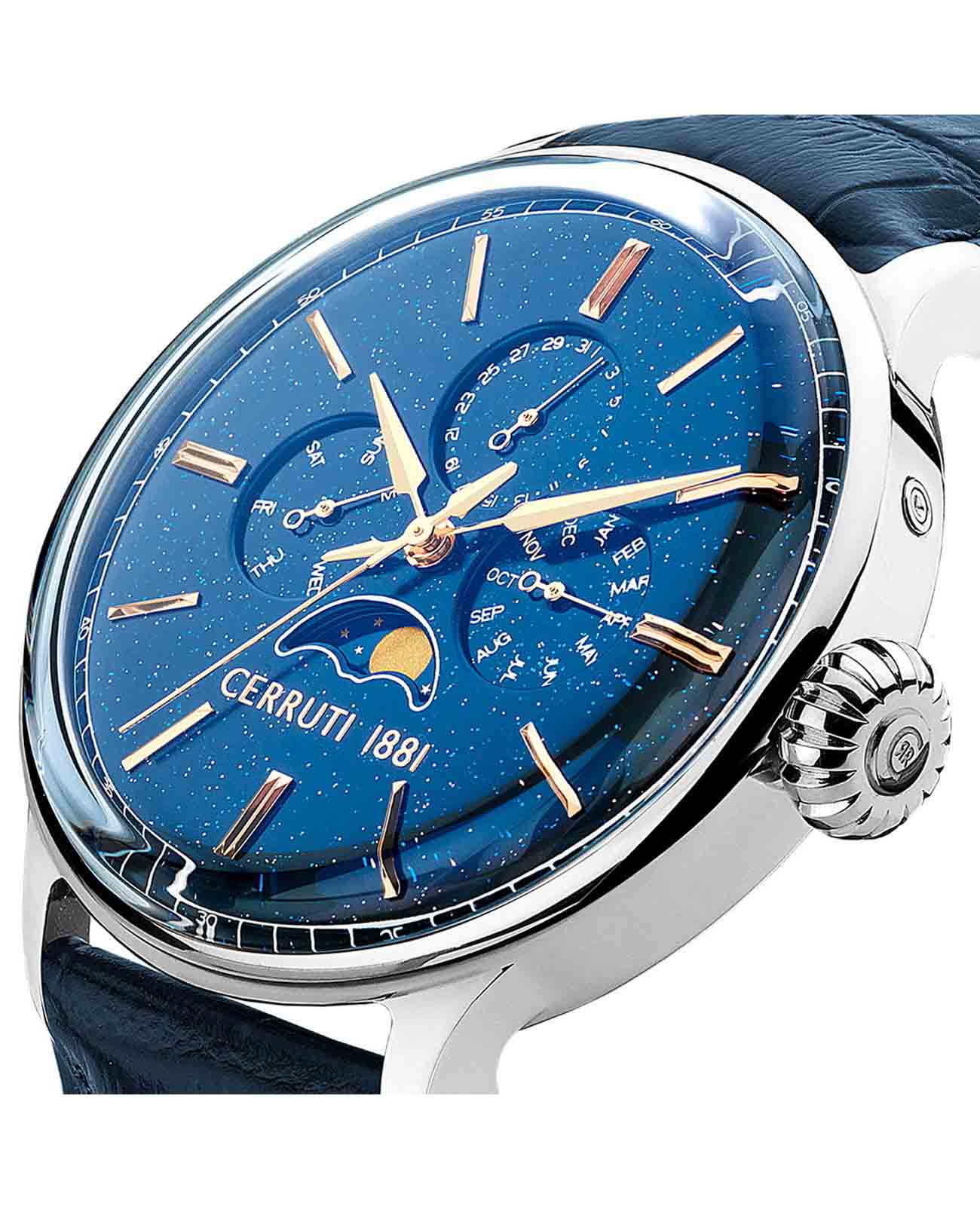 Cerruti 1881 Cerruti 1881 Dervio CIWGF2224605 мужские часы синий циферблат на запястье