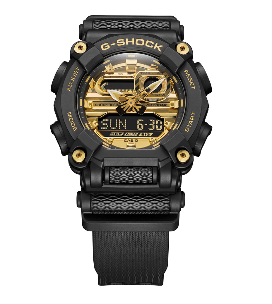 Casio Casio G-Shock GA-900AG-1A, g-shock япония мужские часы на браслете полимер боковой вид