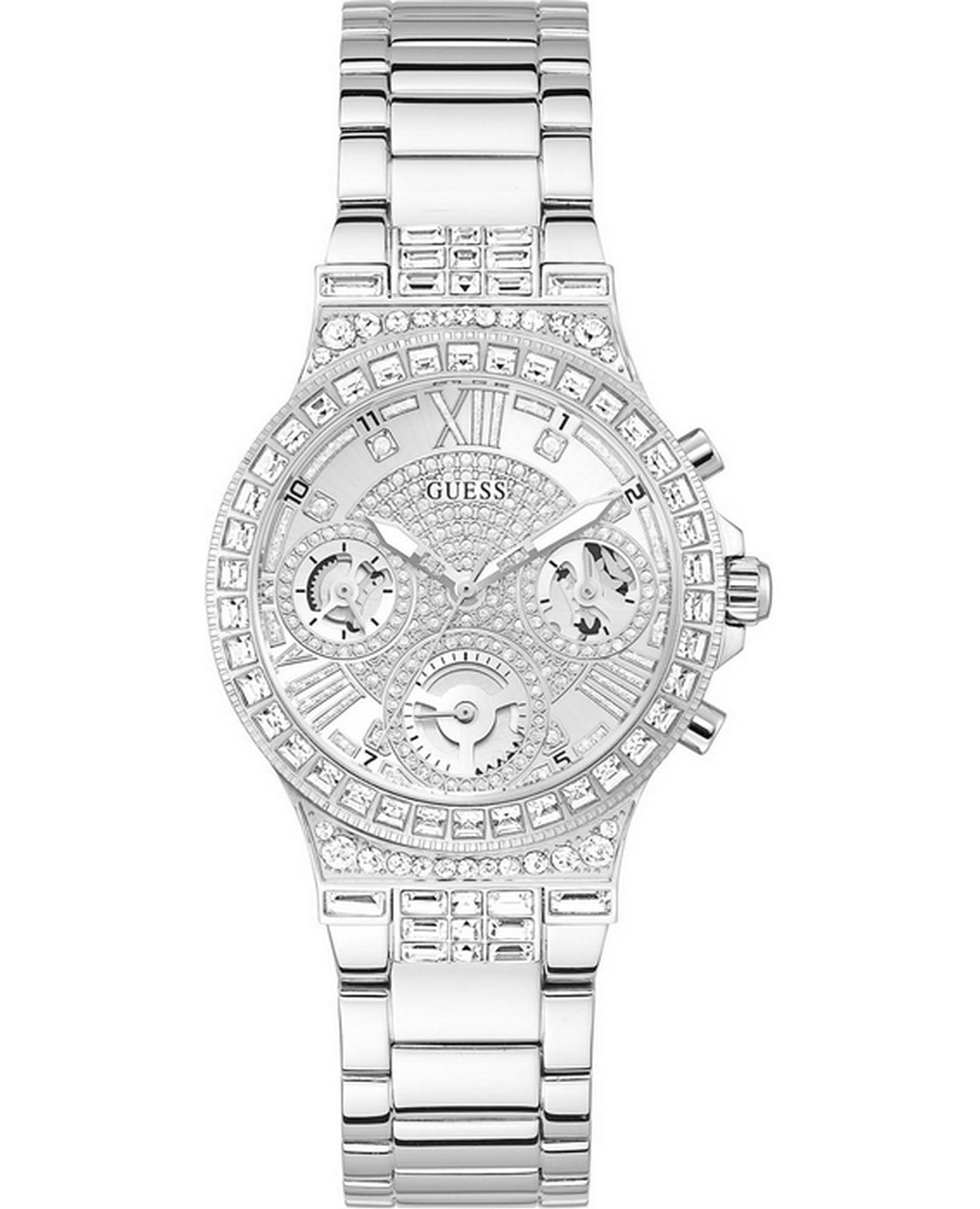 Guess Guess Ladies Jewelry GW0320L1  GW0320L1 кварцевые женские часы серебристый циферблат, браслет нержавеющая сталь — вид спереди