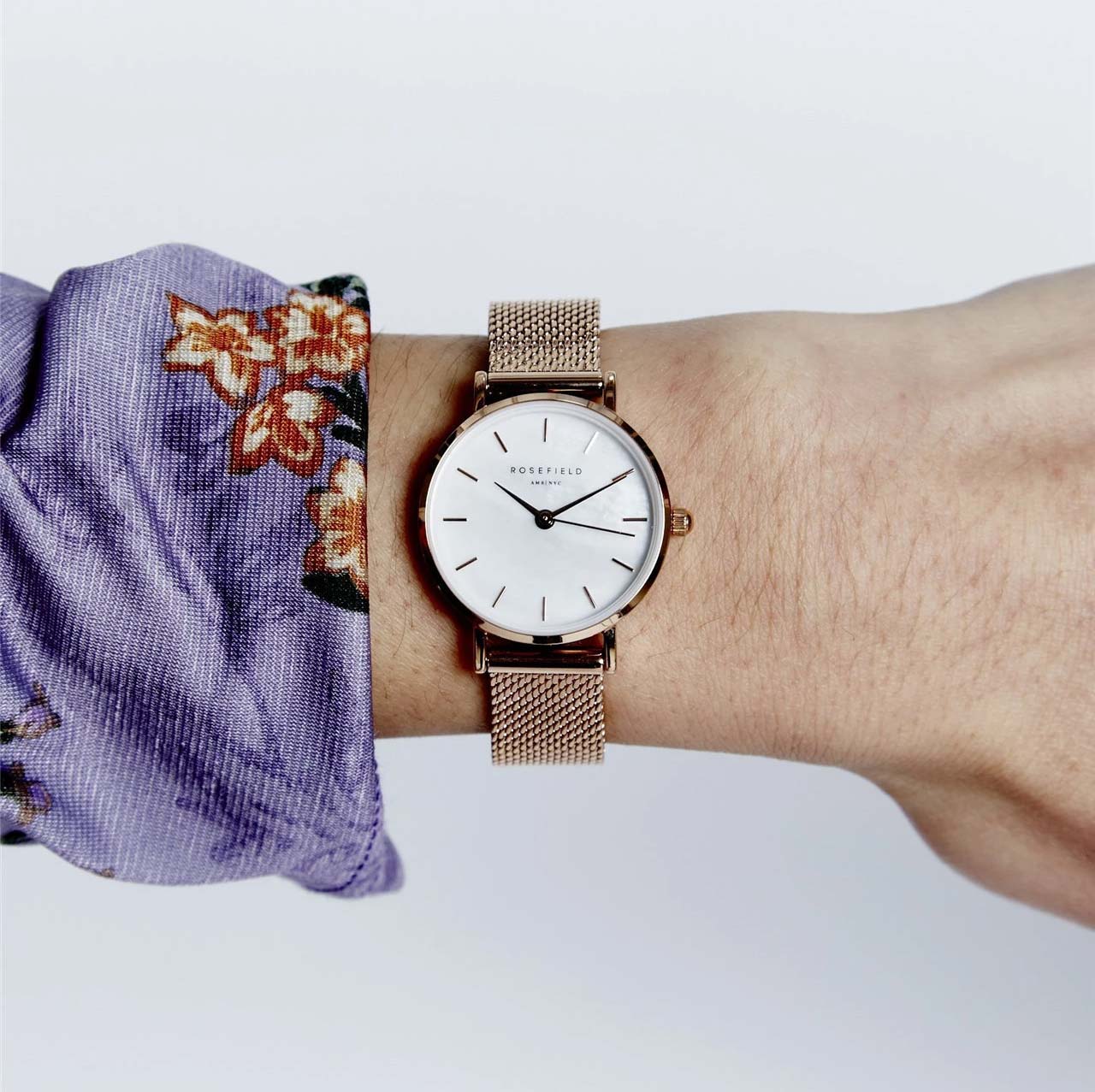 Rosefield Rosefield The Small Edit 26WR-265  - задняя крышка сталь металл корпуса, сша часы