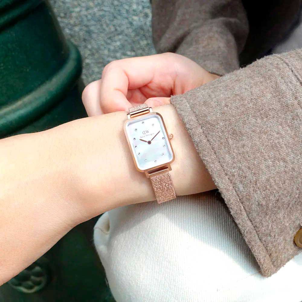 Оригинальные часы Daniel Wellington Daniel Wellington Quadro DW00100578 кварцевые калибр механизма  общий вид