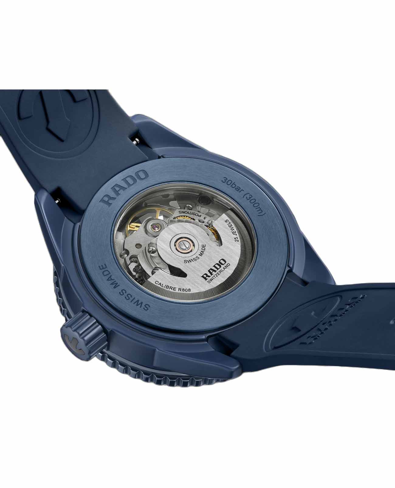 Rado Rado Captain Cook High-Tech Ceramic R32153209, captain cook швейцария мужские часы на браслете каучук боковой вид