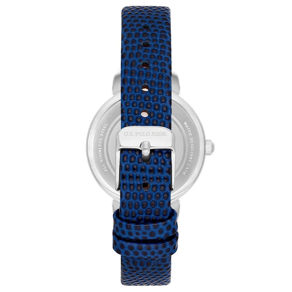 U.S. Polo Assn. U.S. Polo Assn. Stile USPA2077-05,  сша женские часы на браслете кожаный боковой вид