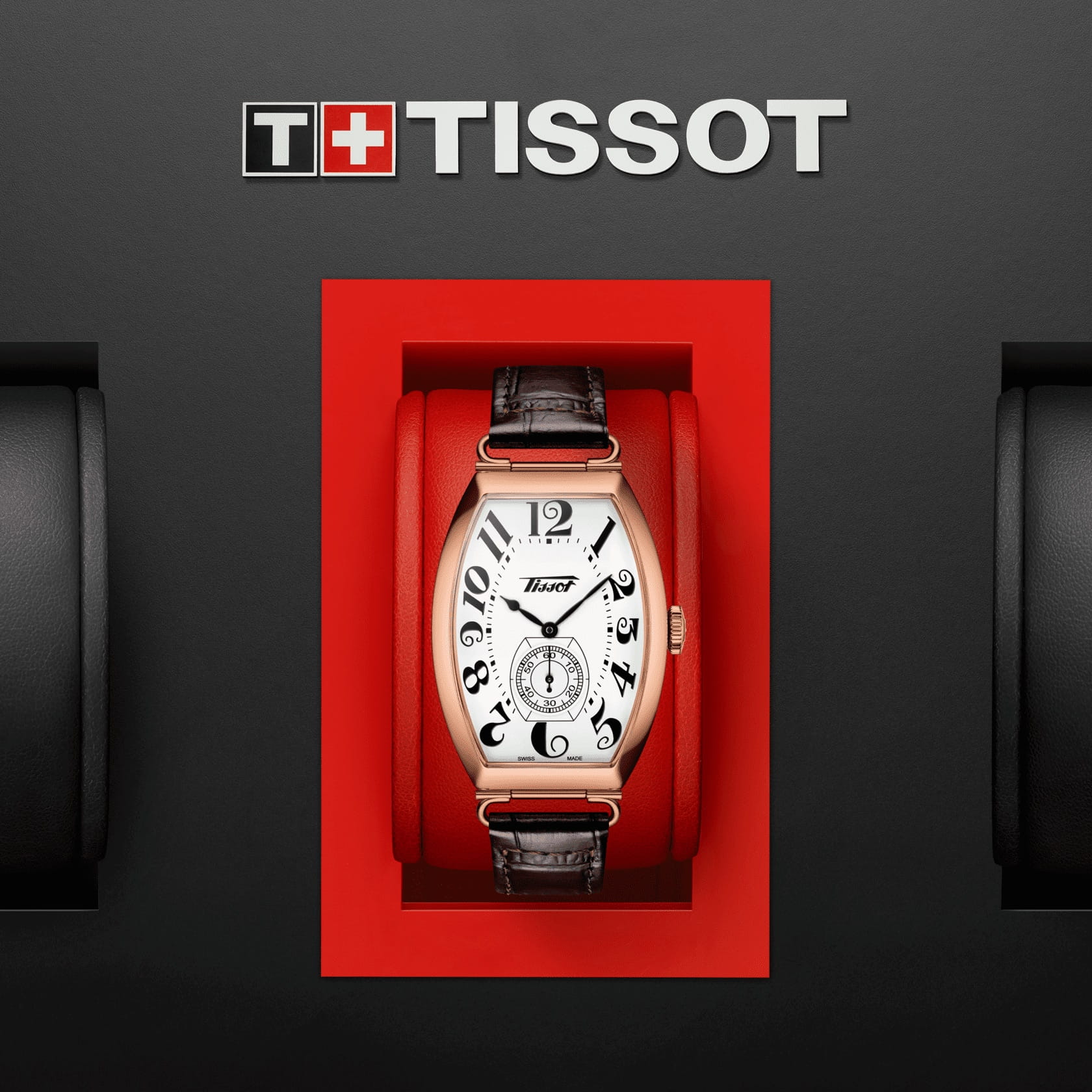 Tissot Tissot Heritage Porto Mechanical T128.505.36.012.00  — детали корпуса и кожаный