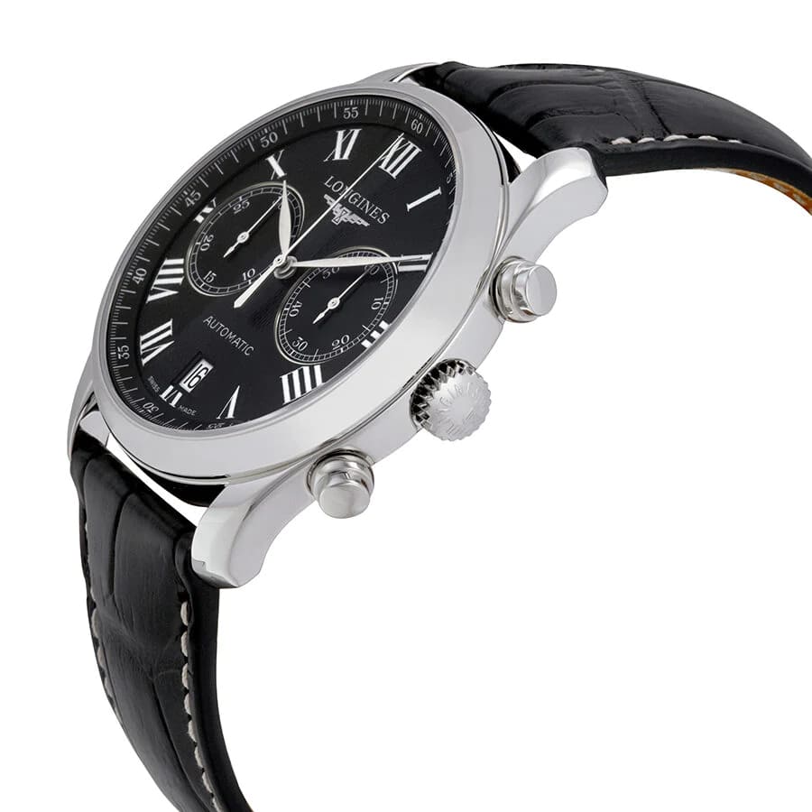 Longines Longines Master Collection L2.629.4.51.7, master collection швейцария мужские часы на браслете кожаный боковой вид