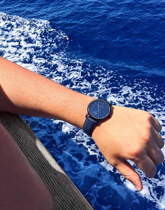 33 Element 33 Element 331619,  швейцария мужские часы на браслете кожаный боковой вид