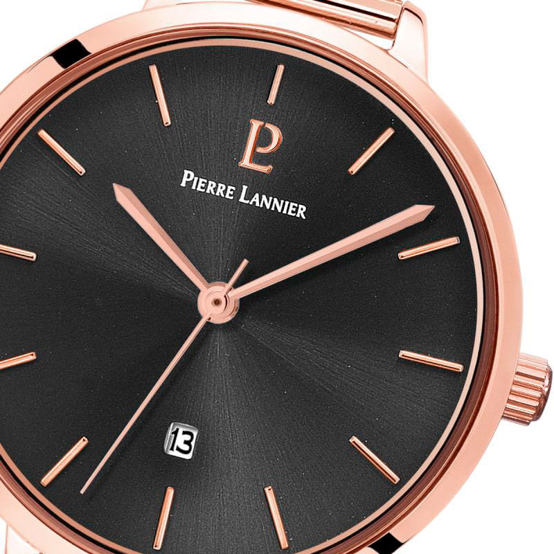 Pierre Lannier Pierre Lannier Echo 032K938,  франция женские часы на браслете нержавеющая сталь с ip-покрытием боковой вид