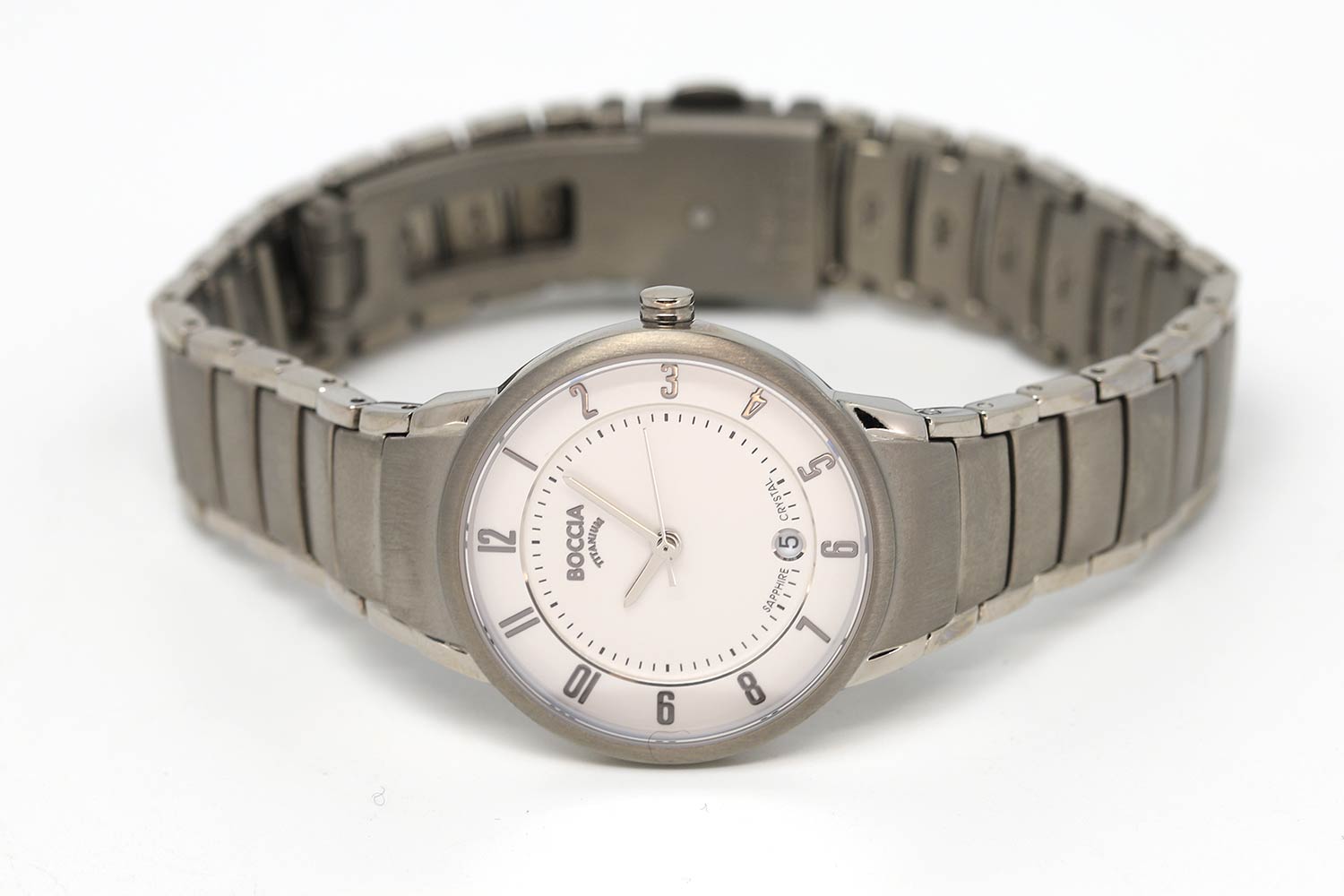 Boccia Titanium Boccia 3158-01,  германия женские часы на браслете титановый боковой вид