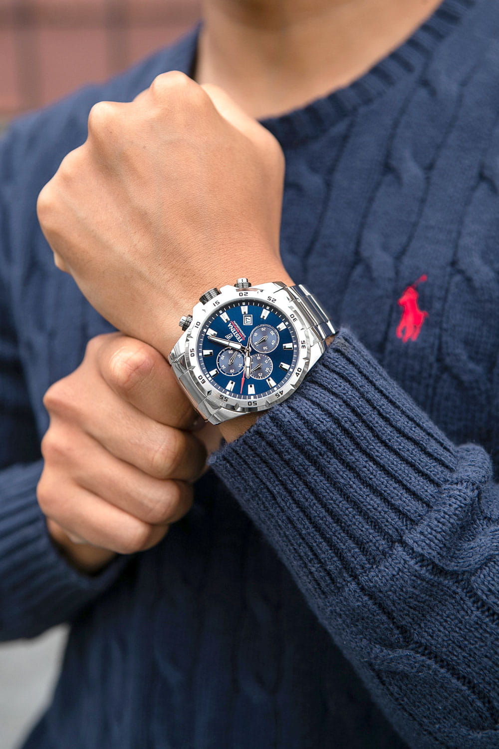 Festina Festina Chrono Sport F20463/2,  испания мужские часы на браслете нержавеющая сталь боковой вид