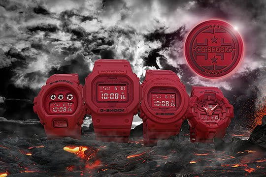 Casio DW-6935C-4E мужские часы застежка крупным планом