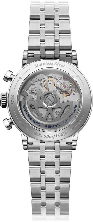 Raymond Weil Raymond Weil Millesime Tri-Compax 7765-ST-50651, millesime швейцария мужские часы на браслете нержавеющая сталь боковой вид