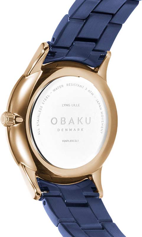 Obaku V247LXVLSL женские часы застежка крупным планом