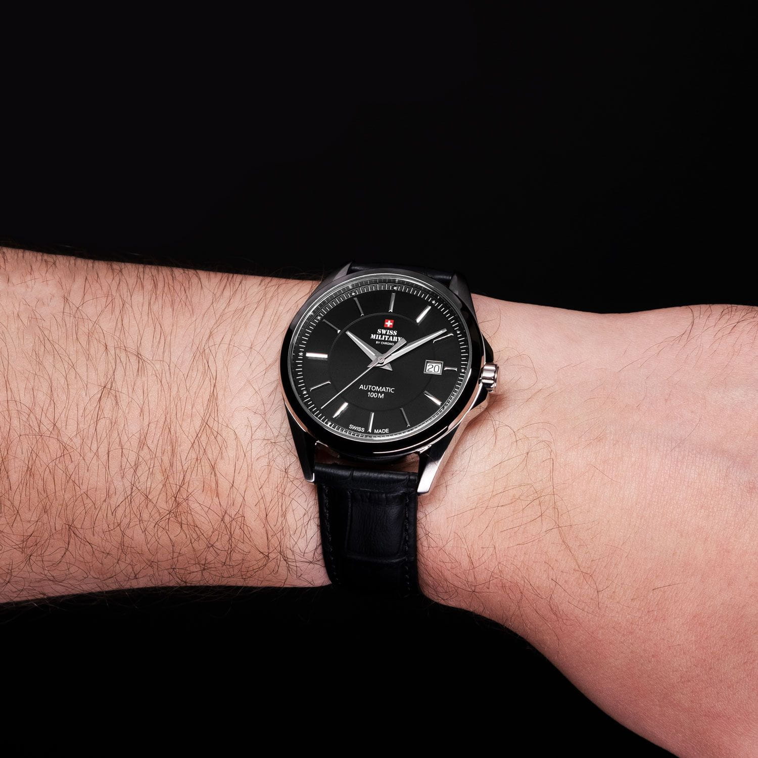 Swiss Military by Chrono SMA34085.13 мужские часы застежка крупным планом