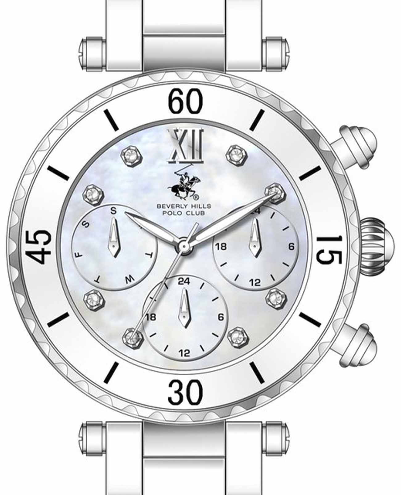 Beverly Hills Polo Club Beverly Hills Polo Club BP3774X.320 , наручные женские часы фото под углом