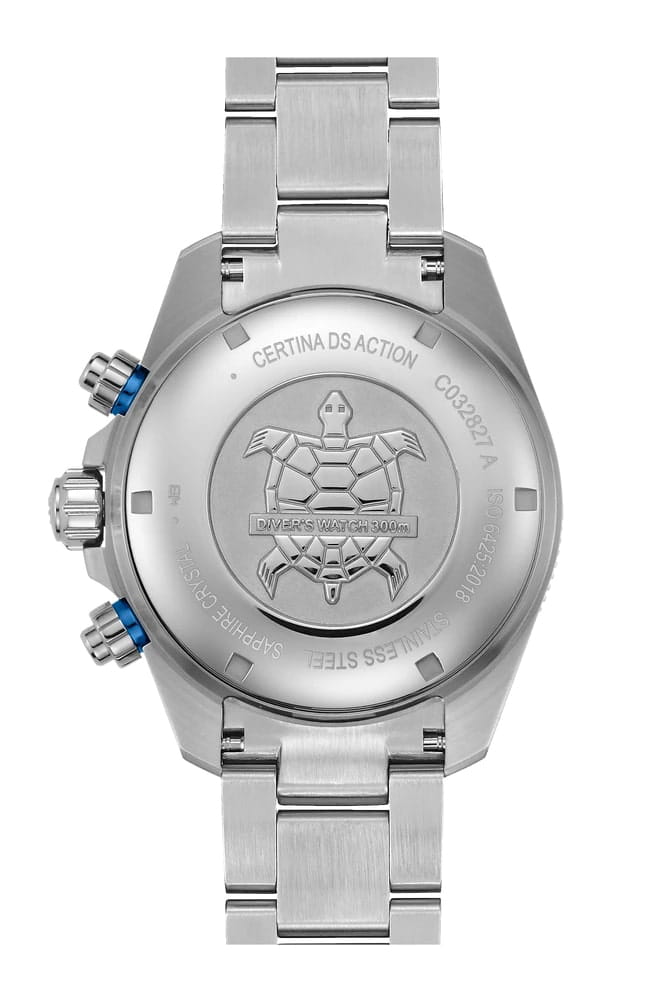 Certina Certina DS Action Diver Chrono C032.827.11.041.00 мужские часы синий циферблат на запястье