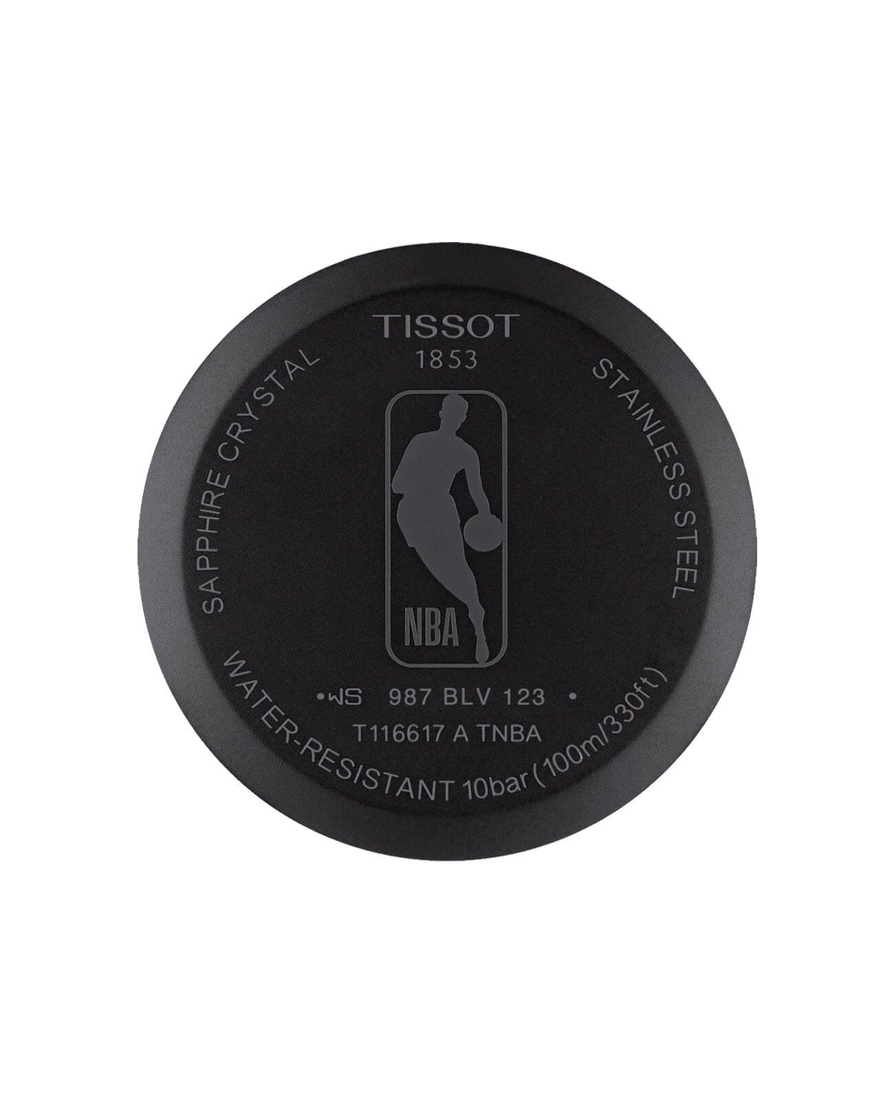 Tissot Tissot Chrono XL NBA T116.617.36.051.02, t-classic швейцария мужские часы на браслете кожаный боковой вид