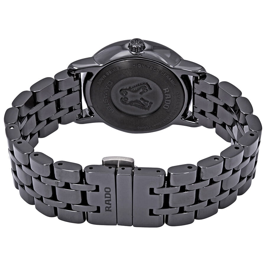 Rado Rado Diamaster R14063717, diamaster швейцария женские часы на браслете керамика боковой вид