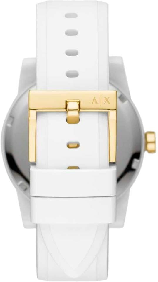 Armani Exchange Armani Exchange Lady Banks AX7126 кварцевые женские часы часы крупный план белый циферблата