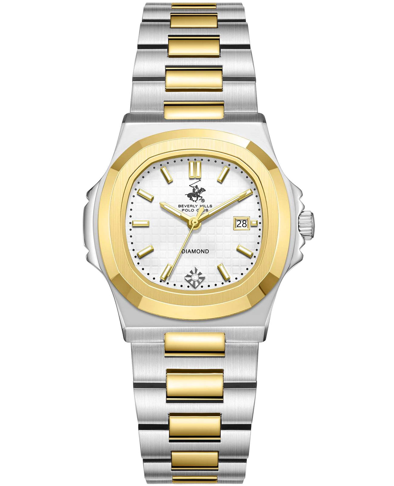 Beverly Hills Polo Club Beverly Hills Polo Club BP3780X.230  BP3780X.230 кварцевые женские часы серебристый циферблат, браслет нержавеющая сталь с ip-покрытием — вид спереди