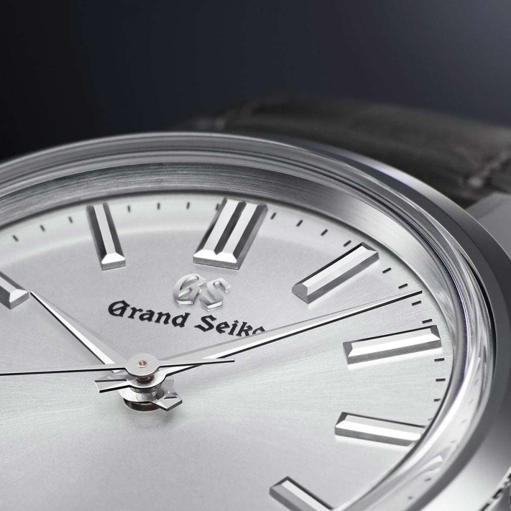 Seiko Seiko Grand Seiko SBGW291G механические мужские часы часы крупный план белый циферблата