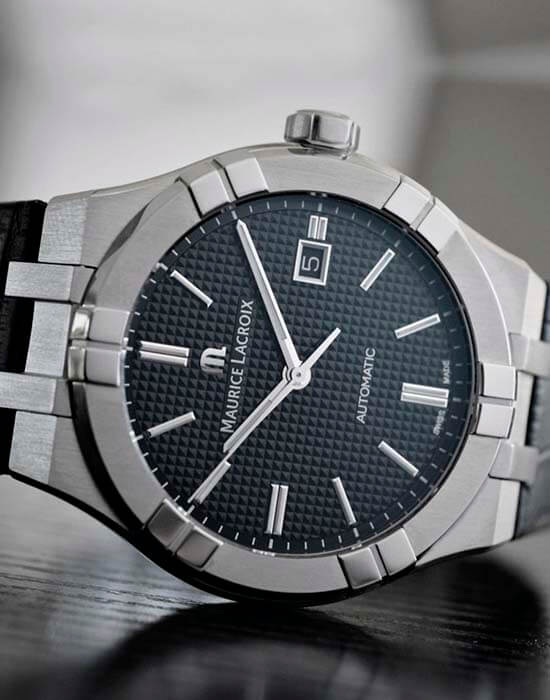 Оригинальные часы Maurice Lacroix Maurice Lacroix Aikon Automatic AI6008-SS001-330-1 механические калибр механизма ml115 общий вид