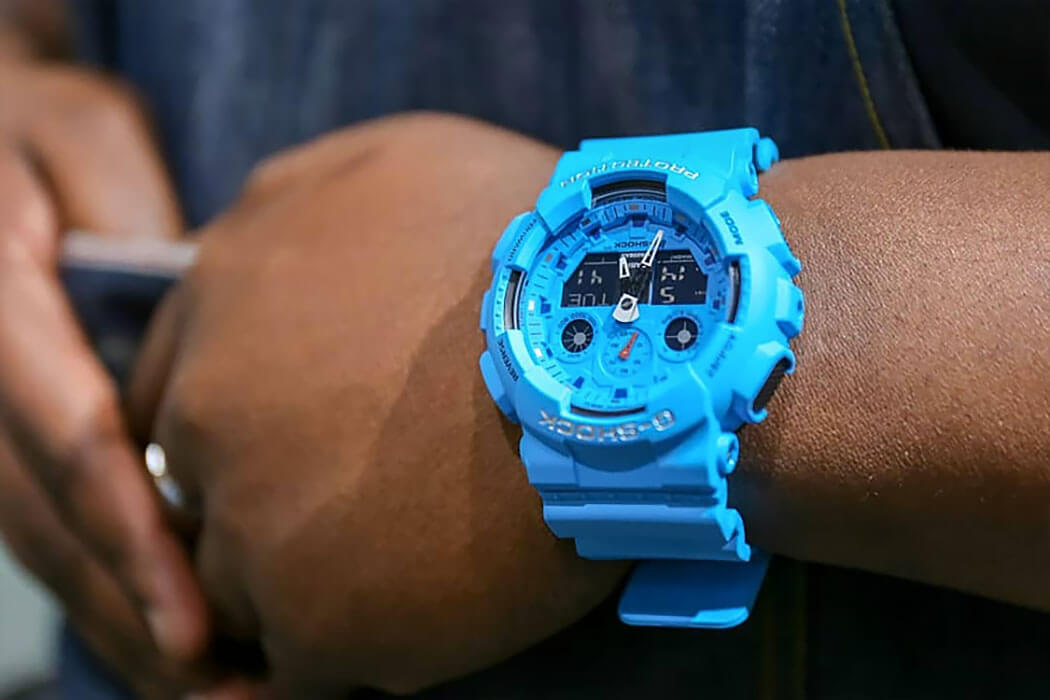 Casio Casio G-Shock GA-100RS-2A GA-100 — детали корпуса и пластик