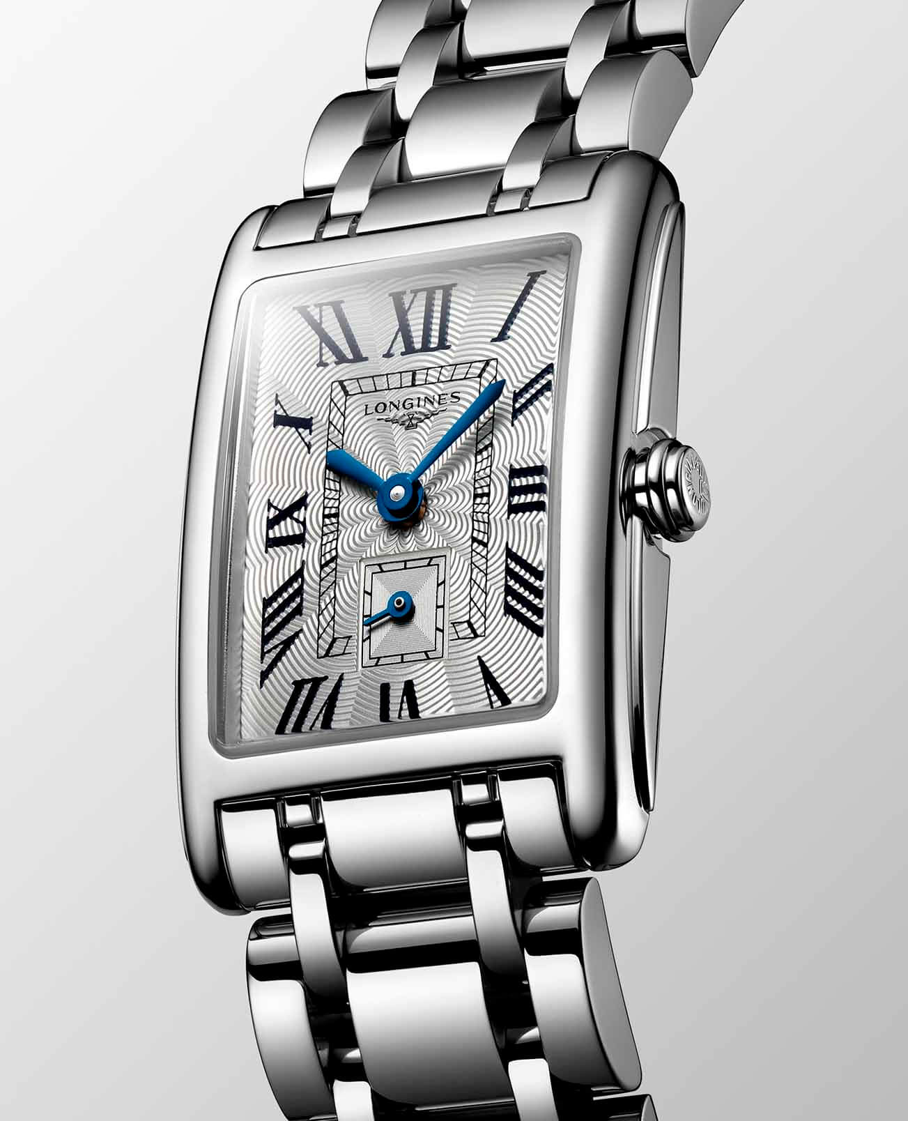 Longines Longines DolceVita L5.255.4.71.6, dolcevita швейцария женские часы на браслете нержавеющая сталь боковой вид