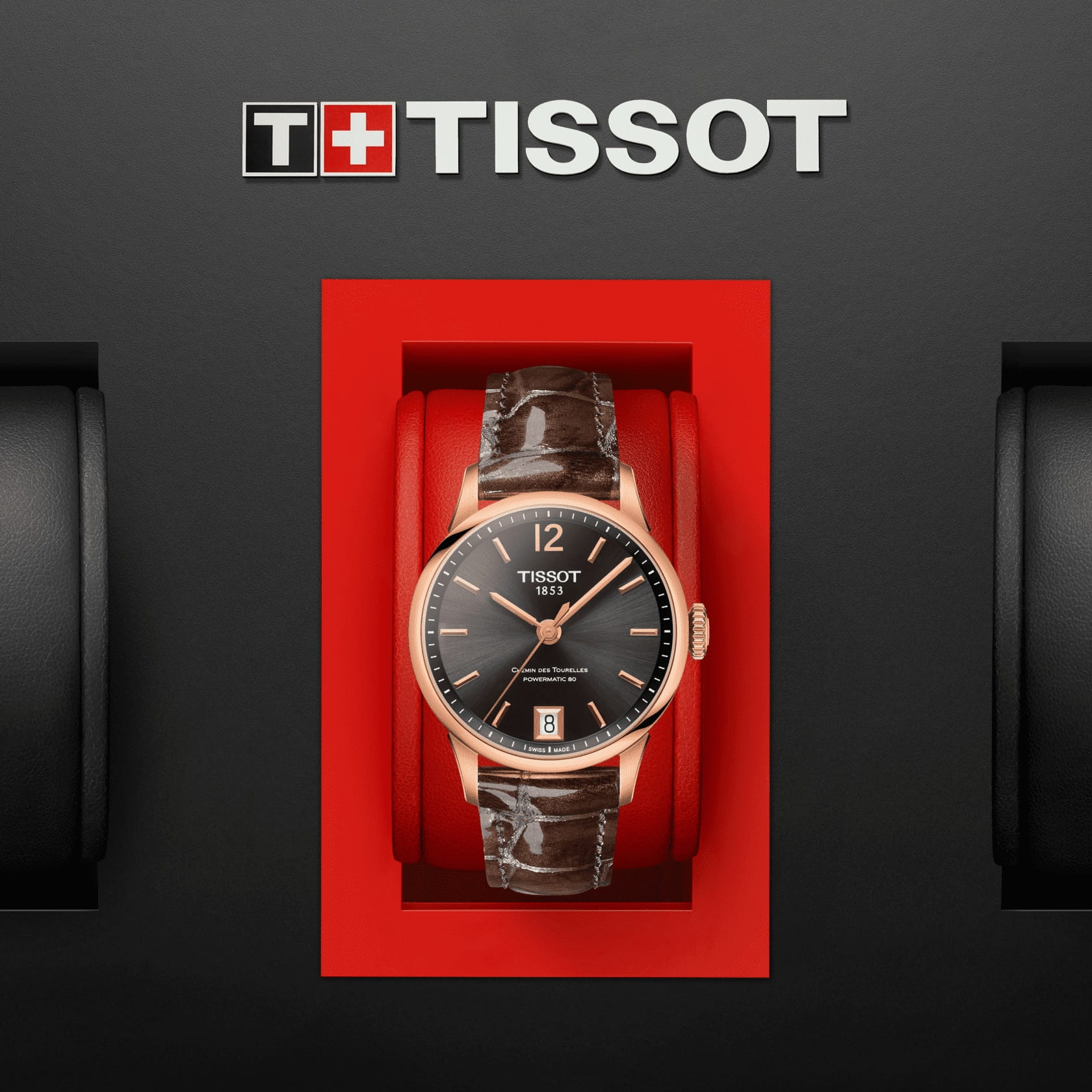 Оригинальные часы Tissot Tissot Chemin des Tourelles Powermatic 80 Lady T099.207.36.447.00 механические калибр механизма powermatic 80.111 общий вид