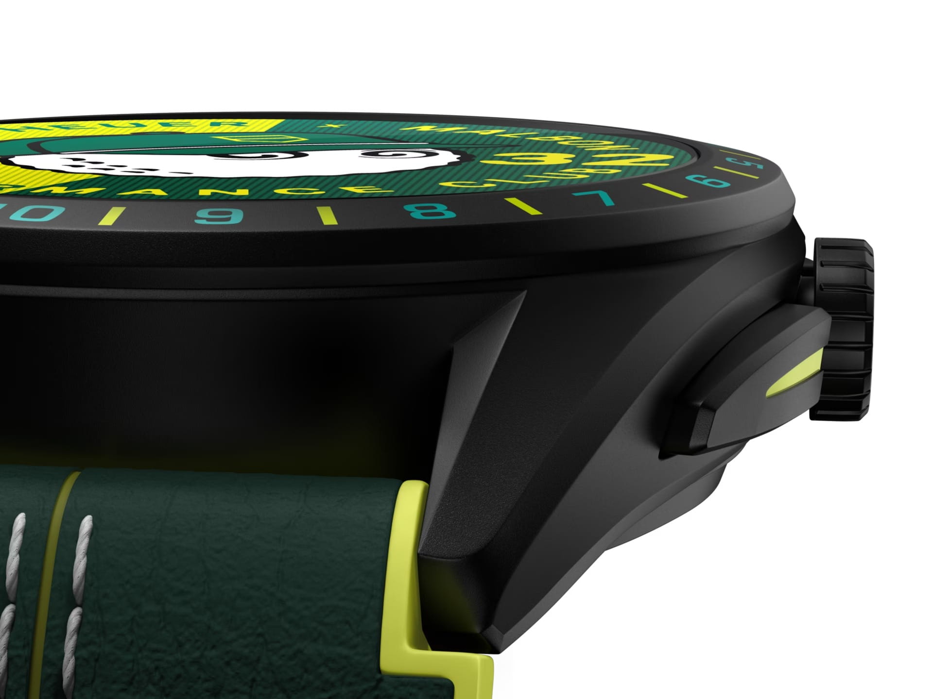 Оригинальные часы TAG Heuer TAG Heuer Connected Malbon Golf Edition SBR8A85.EB0338 электронные калибр механизма  общий вид