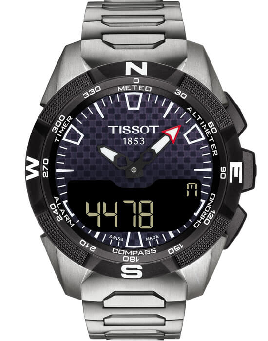 Оригинальные часы Tissot Tissot T-Touch Expert Solar II T110.420.44.051.00 кварцевые калибр механизма eta e84.301 общий вид