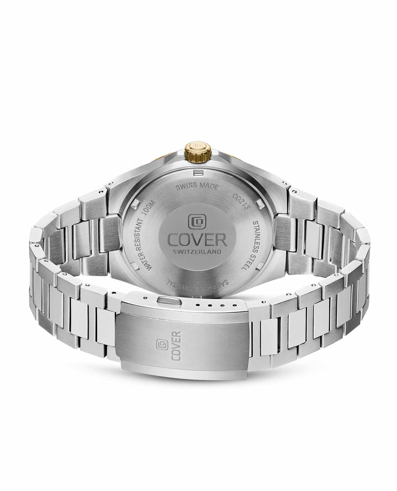 Cover Cover Iconosteel CO213.03,  швейцария мужские часы на браслете нержавеющая сталь боковой вид