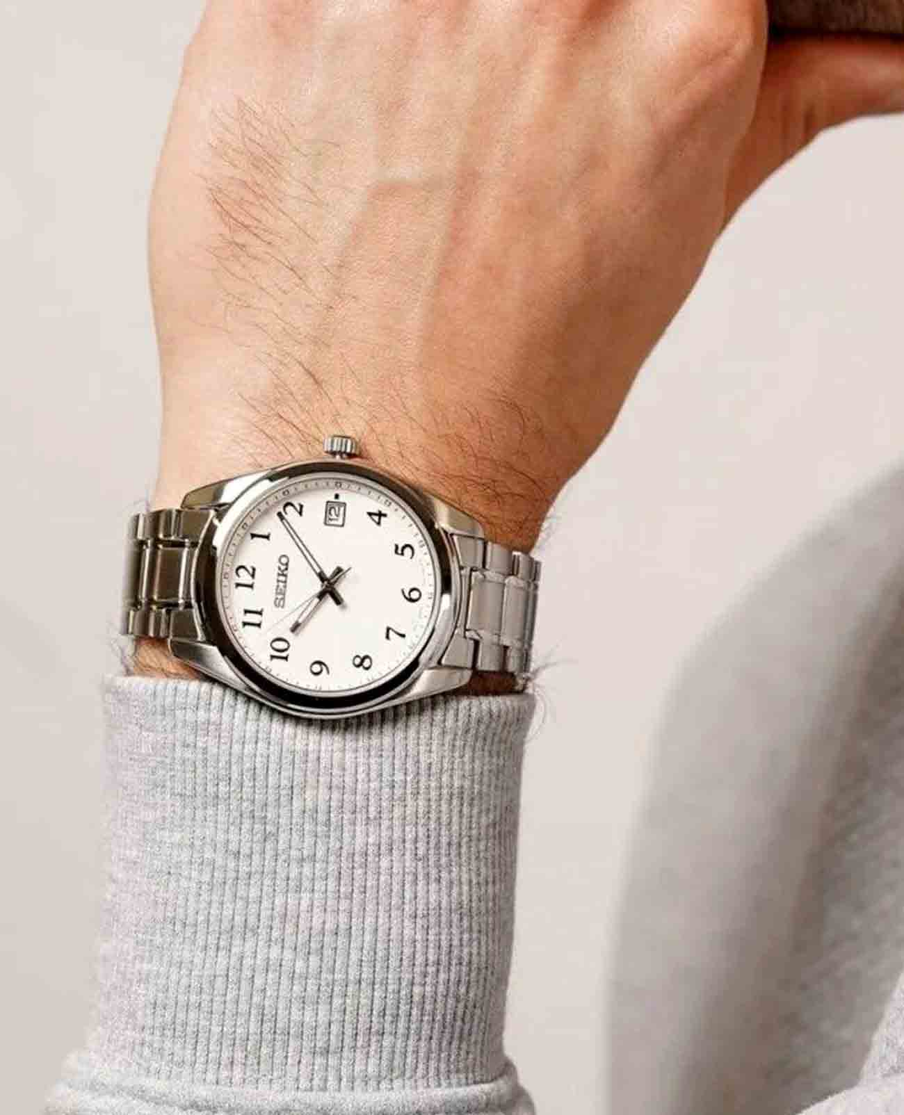 Seiko Seiko Conceptual Series Dress SUR459P1  - задняя крышка металл сталь корпуса, япония часы