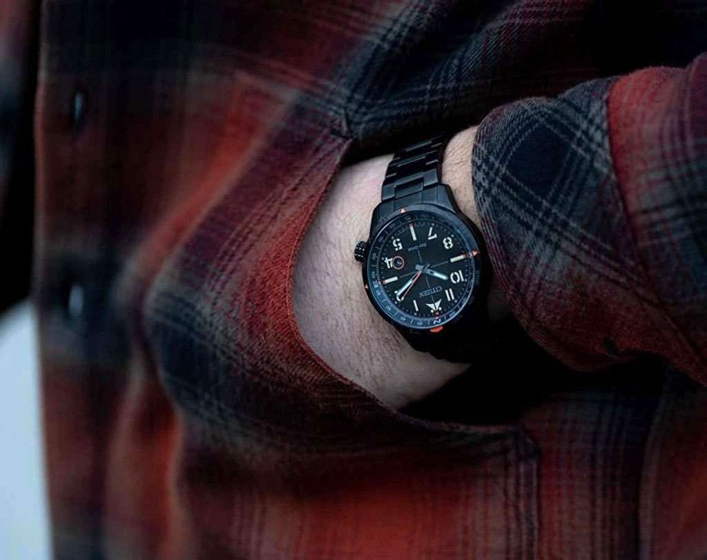 Citizen Citizen Eco-Drive BM7555-83E мужские часы черный циферблат на запястье