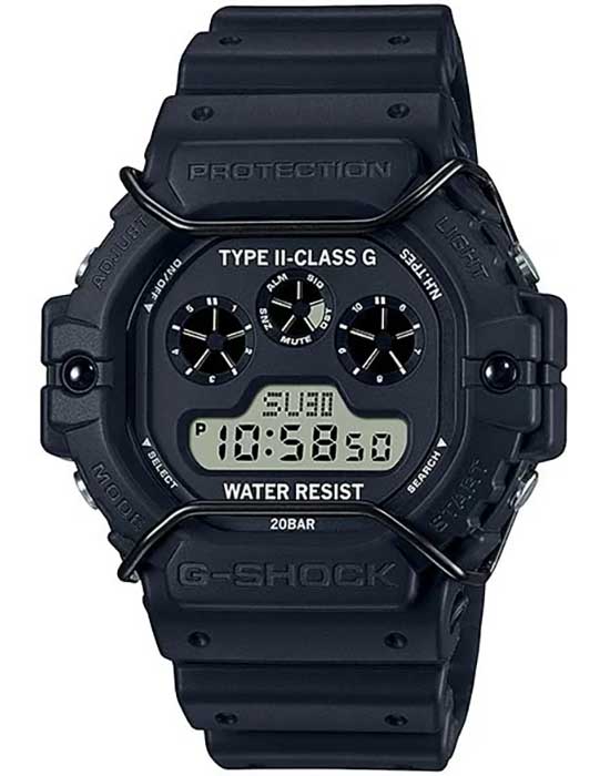 Casio Casio G-Shock DW-5900NH-1D лимитированной серии DW-5900NH-1DR электронные мужские часы черный циферблат, браслет полимер — вид спереди