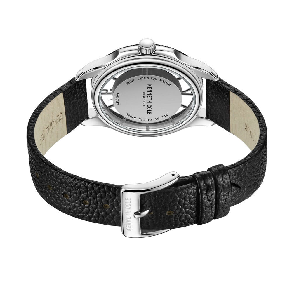 Kenneth Cole Kenneth Cole Transparency KCWGA2233901,  сша мужские часы на браслете кожаный боковой вид