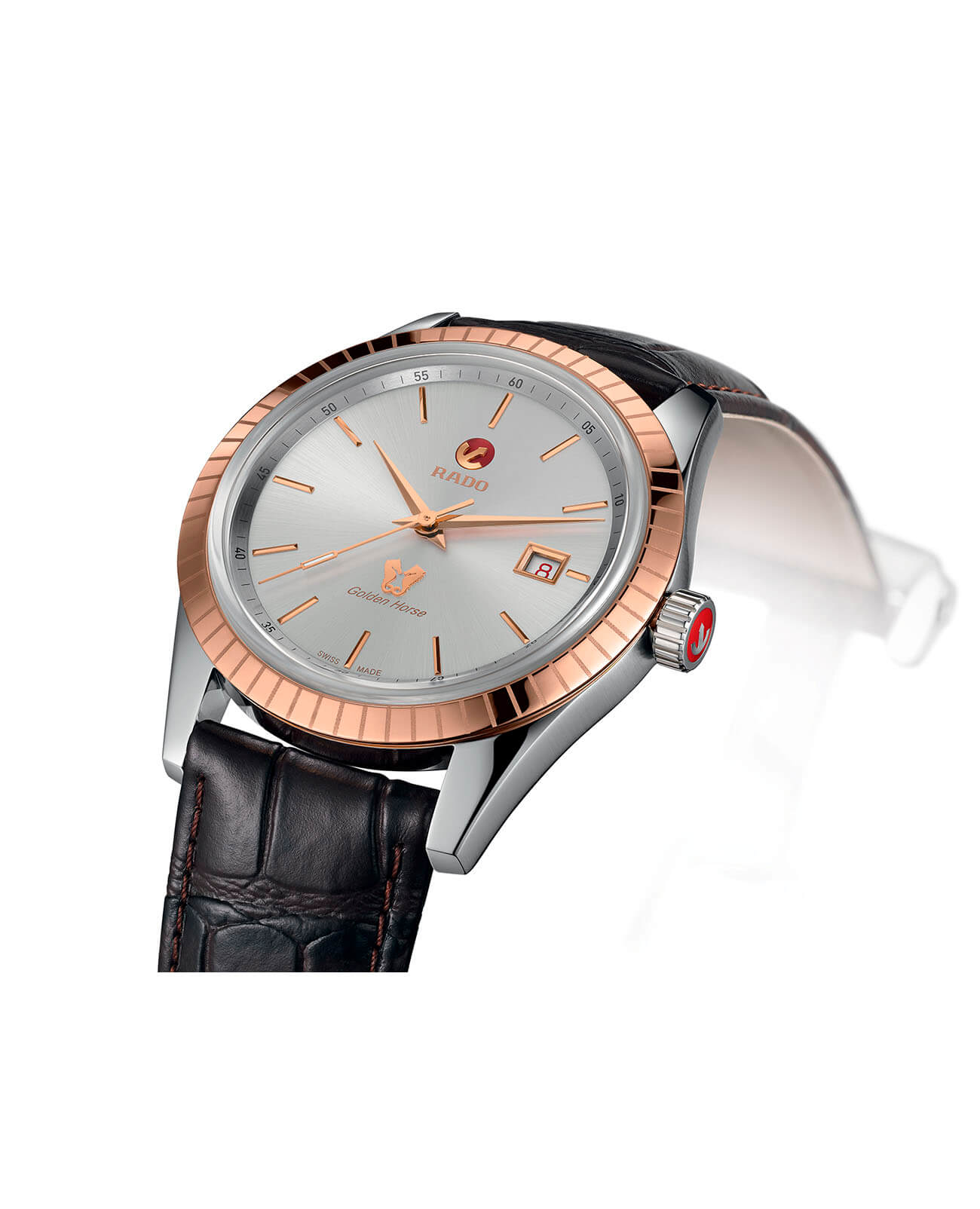 Rado Rado Golden Horse Automatic R33100015, golden horse швейцария мужские часы на браслете кожаный боковой вид