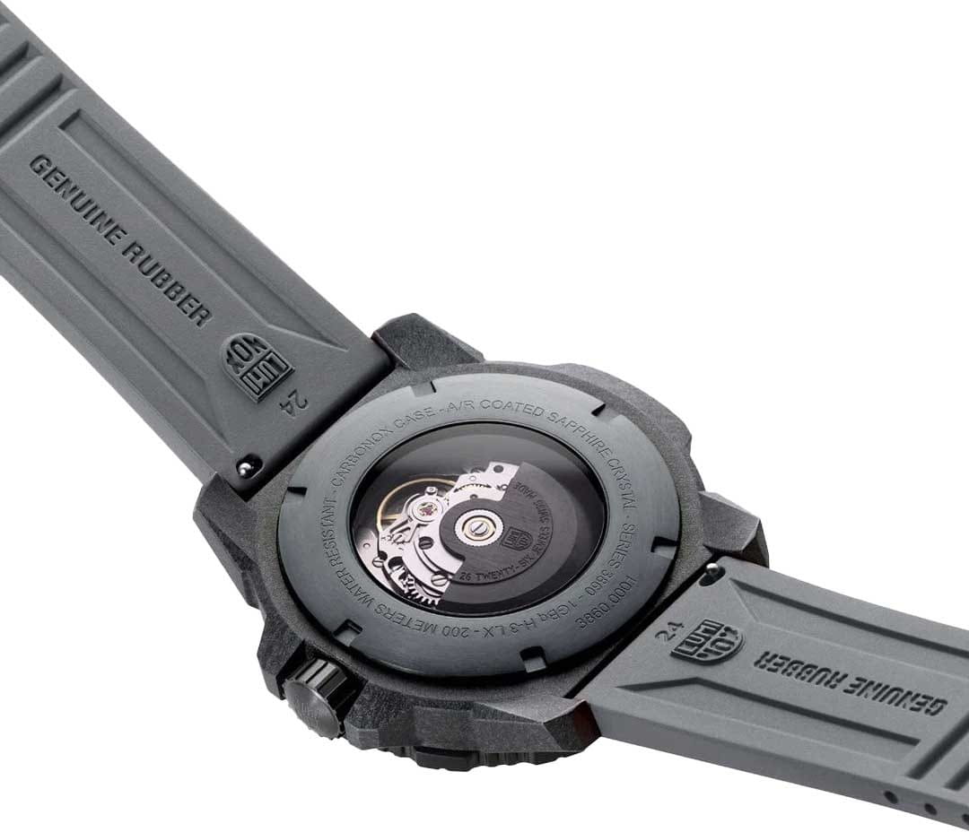 Luminox Luminox Master Carbon SEAL Automatic XS.3862  — детали корпуса и каучук
