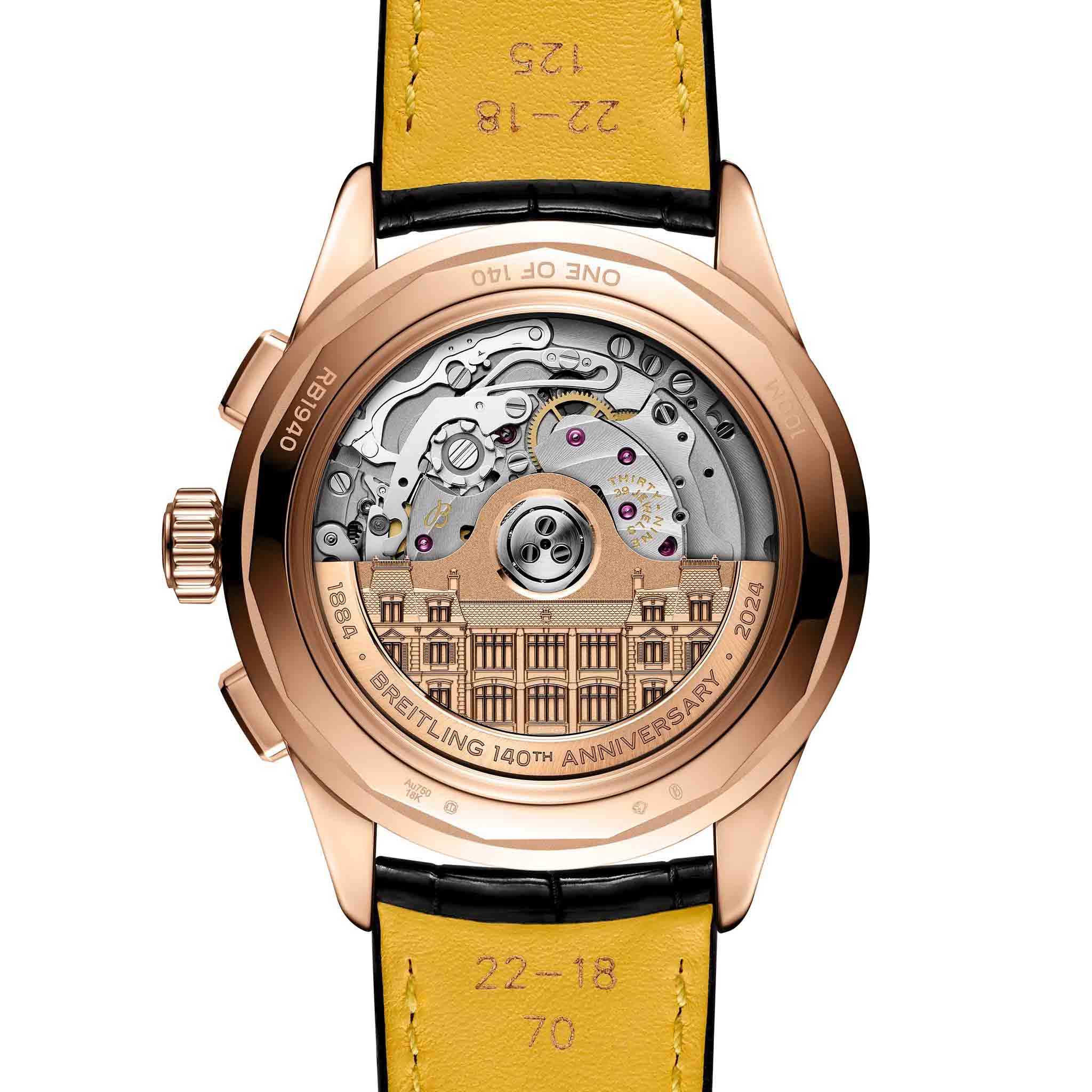 Оригинальные часы Breitling Breitling Premier B19 Datora 42 140th Anniversary RB19401A1B1P1 механические калибр механизма breitling 19 общий вид
