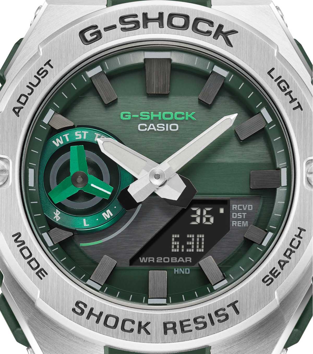 Casio Casio G-Shock GST-B500AD-3A GST G-Steel - задняя крышка сталь карбон корпуса, япония часы