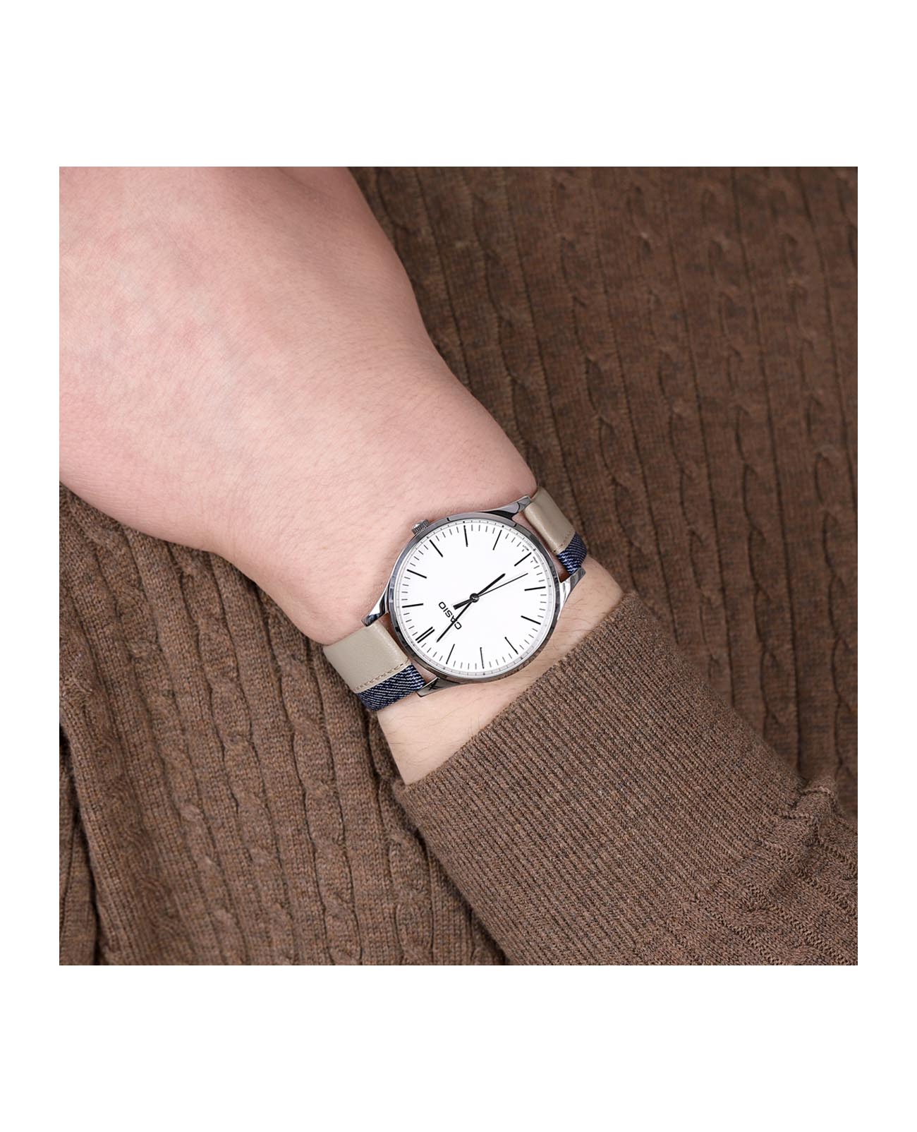 Casio Casio MTP-E133L-7EEF , наручные мужские часы фото под углом