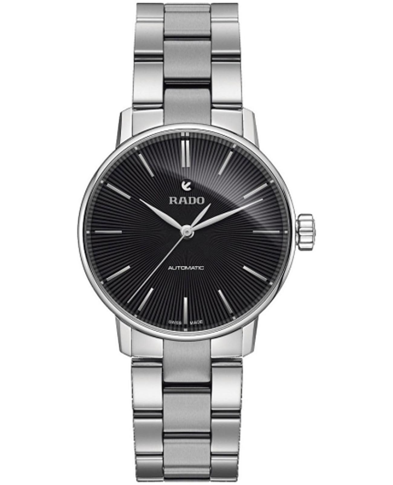 Rado Rado Coupole R22862153 Automatic R22862153 механические женские часы черный циферблат, браслет нержавеющая сталь — вид спереди