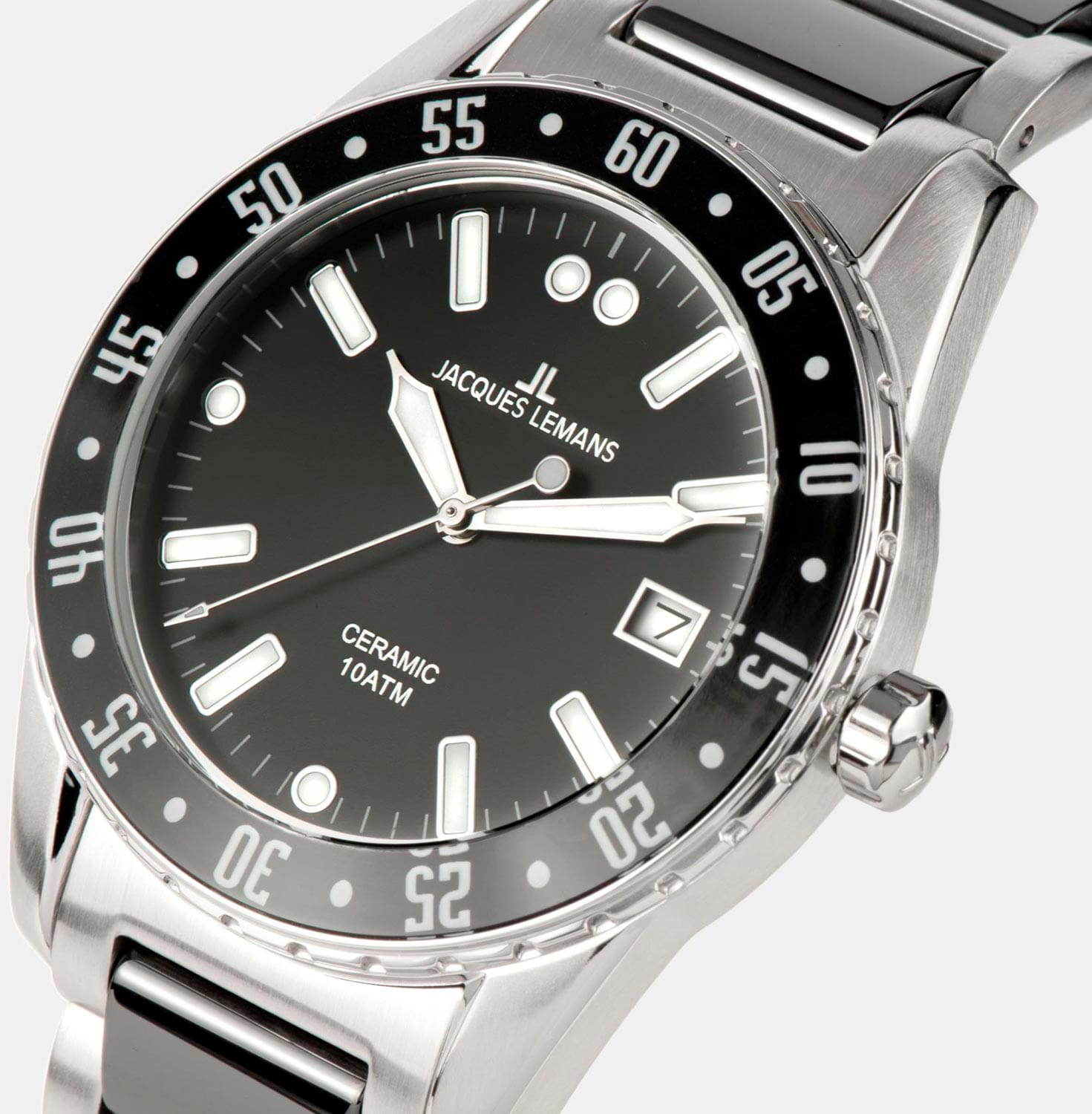 Оригинальные часы Jacques Lemans Jacques Lemans High Tech Ceramic 42-12A кварцевые калибр механизма  общий вид