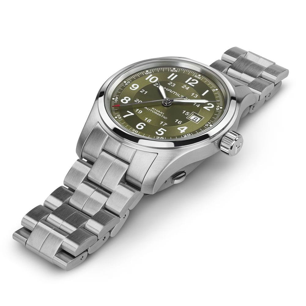 Hamilton Hamilton Khaki Field Auto H70605160 , наручные мужские часы фото под углом