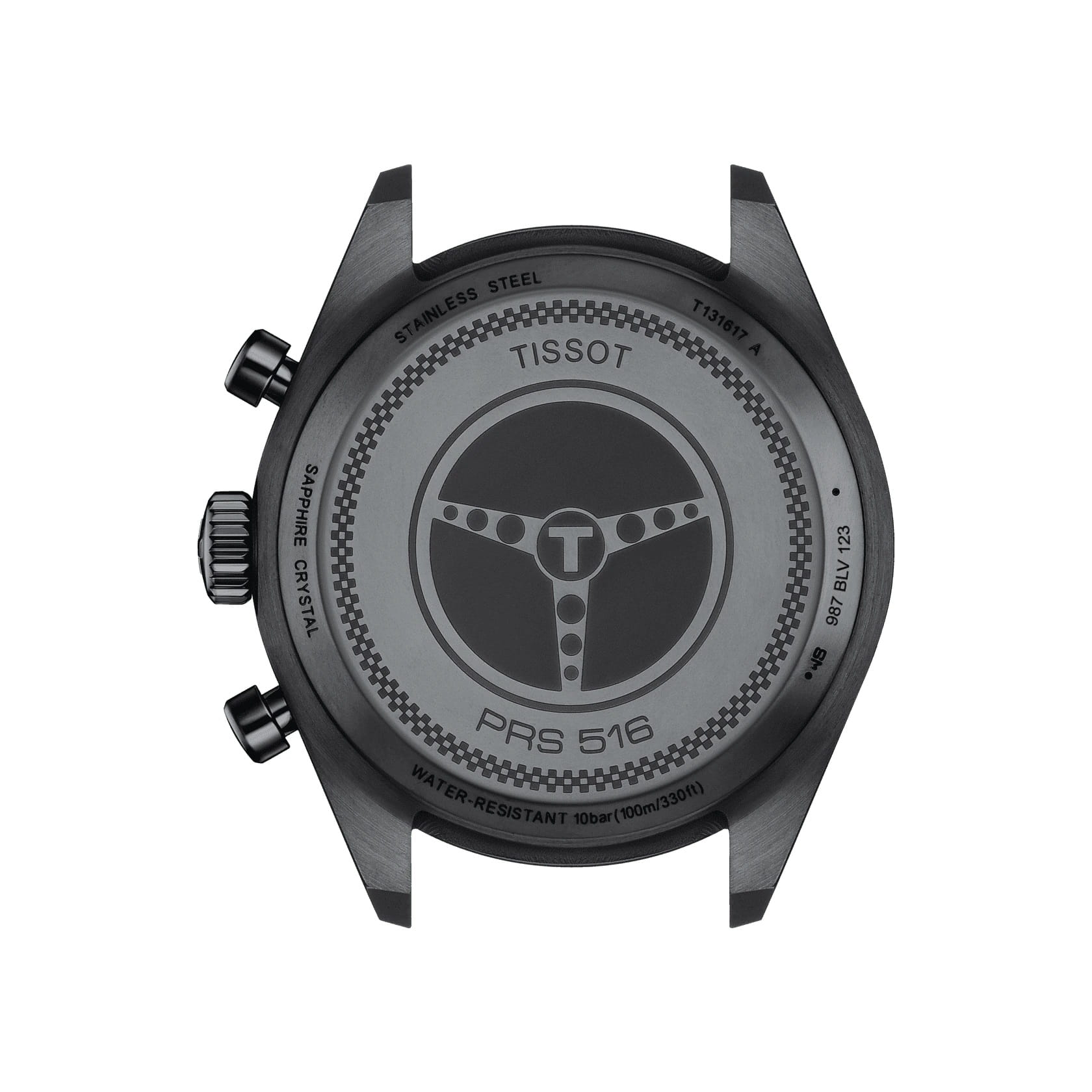 Оригинальные часы Tissot Tissot PRS 516 Chronograph T131.617.36.052.00 кварцевые калибр механизма eta g10.212 общий вид